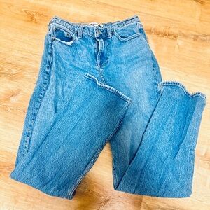 Abercrombie & Fitch 90s low rise Medium Blue baggy Jeans 25 long curve love